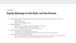 Organization Equity Dividing Startup Equity | PDF
