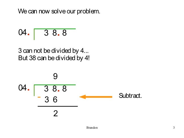 Dividing With Decimals Pp