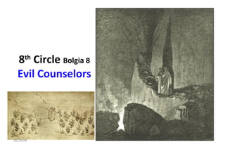 8 th  Circle  Bolgia 8 Evil Counselors 06/04/09 