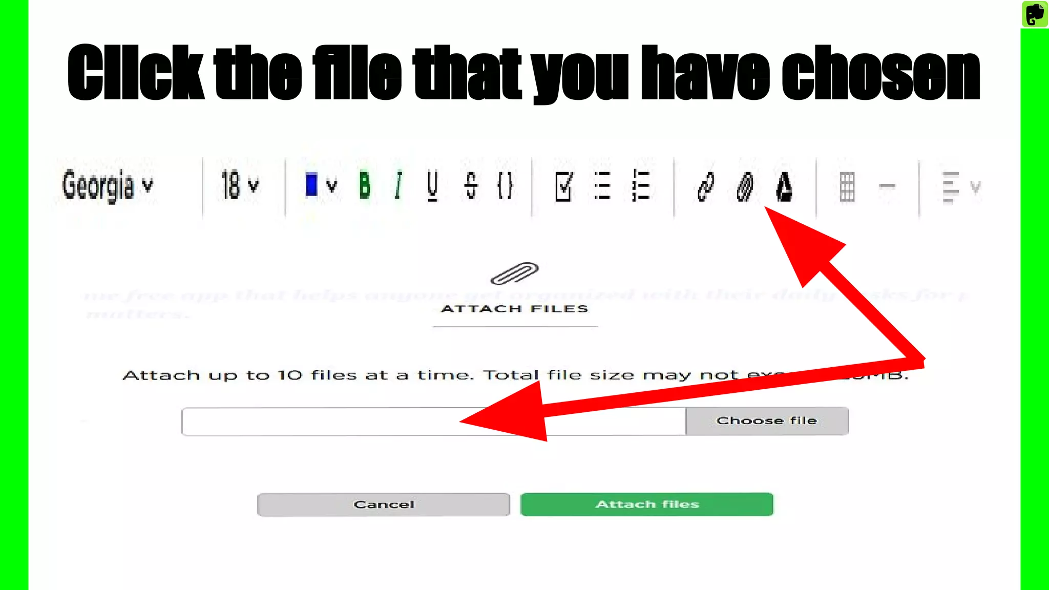 Click the file that you have chosen
 