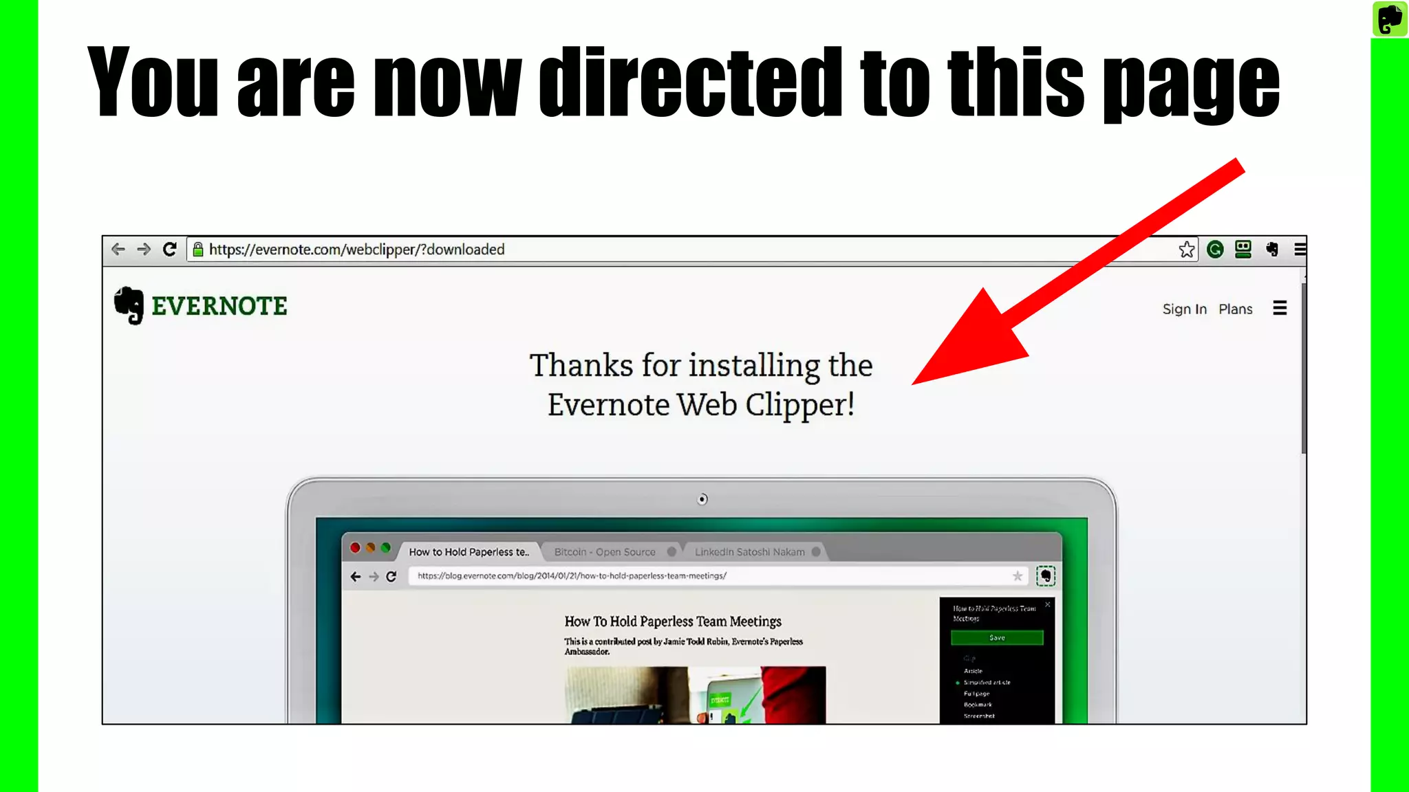 You are now directed to this page
 