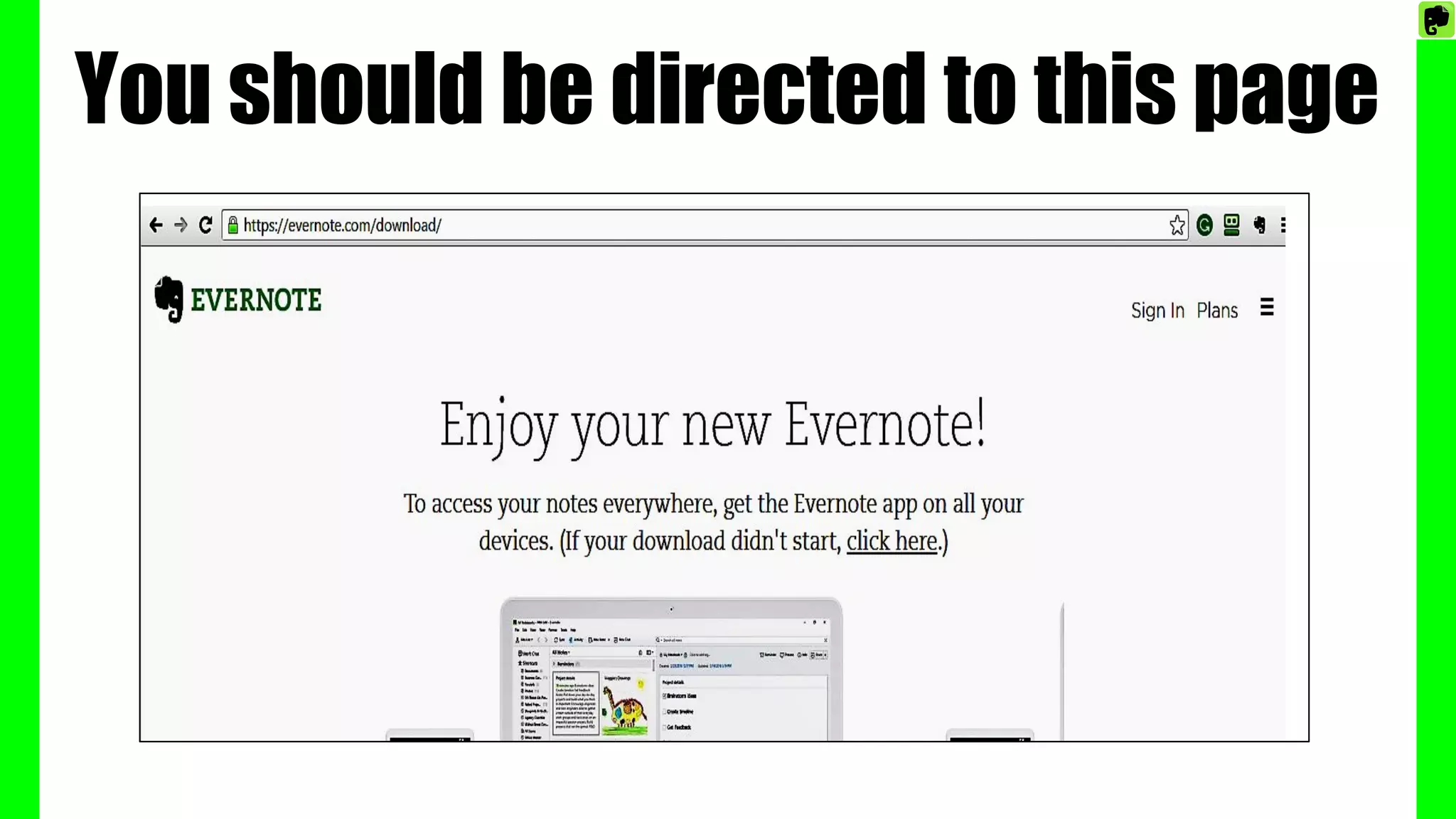 You should be directed to this page
 