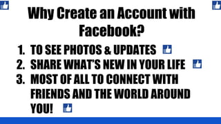 How to create a Facebook Account and FB Page | PDF