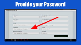 Provide your Password
 