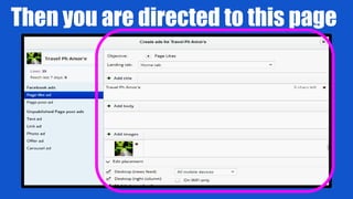 Then you are directed to this page
 