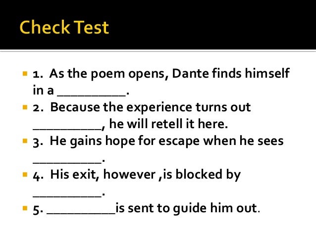 Divine Comedy Ppt