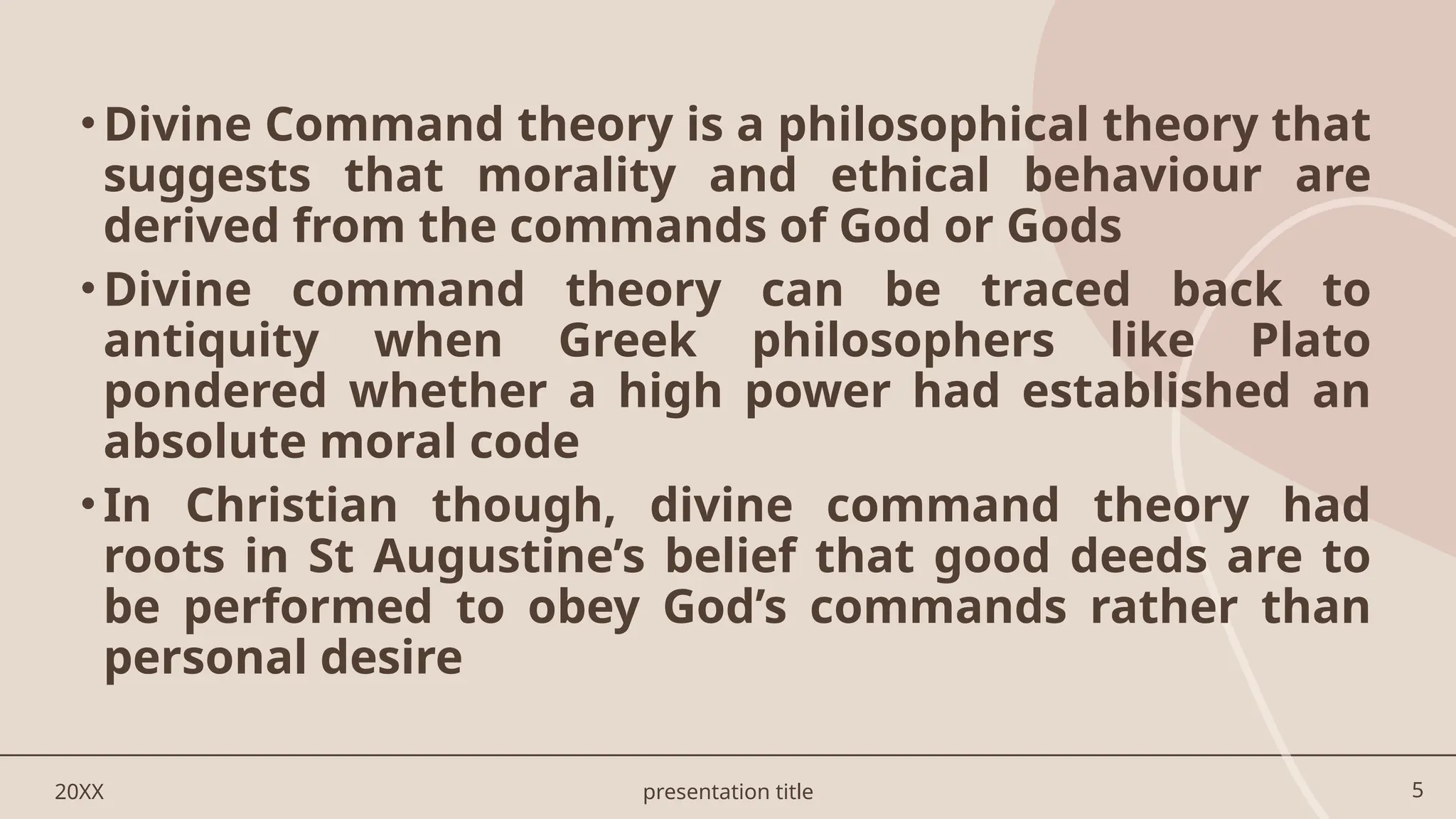 The presentation on Divine Command Theory ppt | PPTX