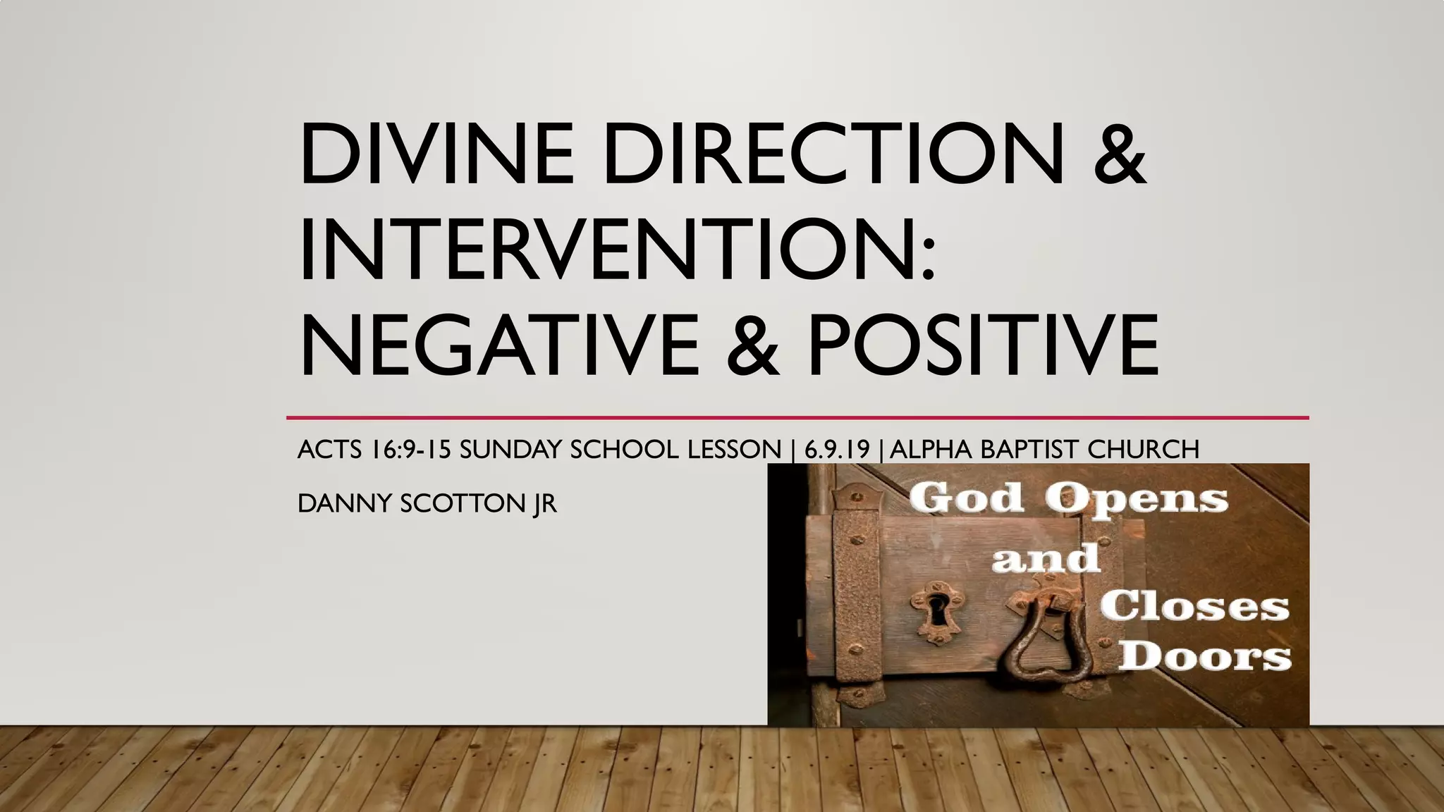 Divine Directions | Acts 16-9-15 Sunday School Lesson | PDF
