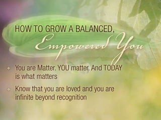 Know that you are loved and you are infinite beyond recognition. 