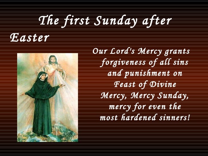 Divine Mercy Sunday The First Sunday After Easter divine-mercy-sunday-the-first-sunday-after-easter