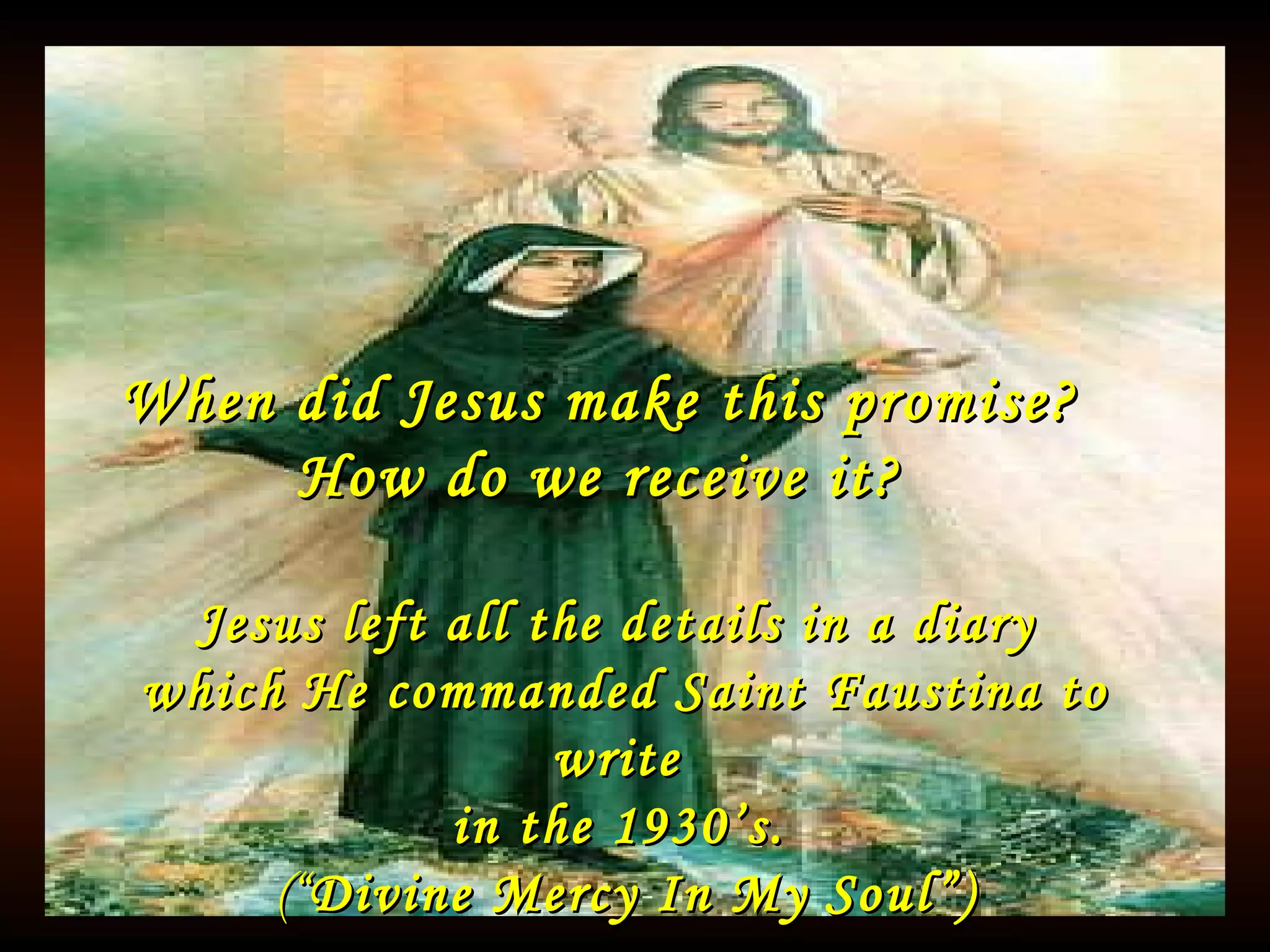Do Mercy Divine mercy sunday darlene mary fulton 2010 | PPT