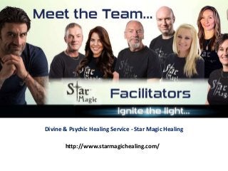 Divine & Psychic Healing Service - Star Magic Healing
http://www.starmagichealing.com/
 