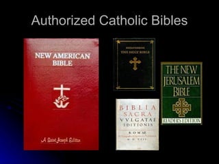 Authorized Catholic Bibles 