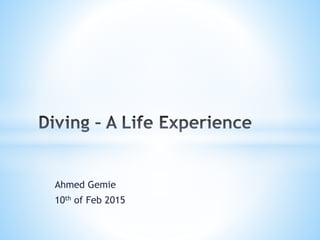 Ahmed Gemie
10th of Feb 2015
 
