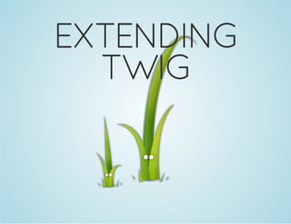 EXTENDING
TWIG

 