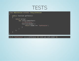TESTS
casMEtninetnswgEtnin
ls yxeso xed Ti_xeso
{
pbi fnto gtet(
ulc ucin eTss)
{
rtr ary
eun ra(
nwwgSmlTs(
e Ti_ipeet
'_ofrne,
acneec'
fnto(nm){
ucin$ae
rtr $ae=='yfnCn;
eun nm = Smoyo'
}
)
)
;
}
}
{ i "yfnCn i acneec %Itl yus{ edf%
% f Smoyo" s _ofrne } od o o% ni }

 