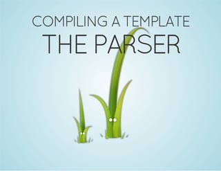 COMPILING A TEMPLATE

THE PARSER

 
