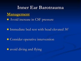 diving barotrauma ear treatment diving barotrauma ear treatment