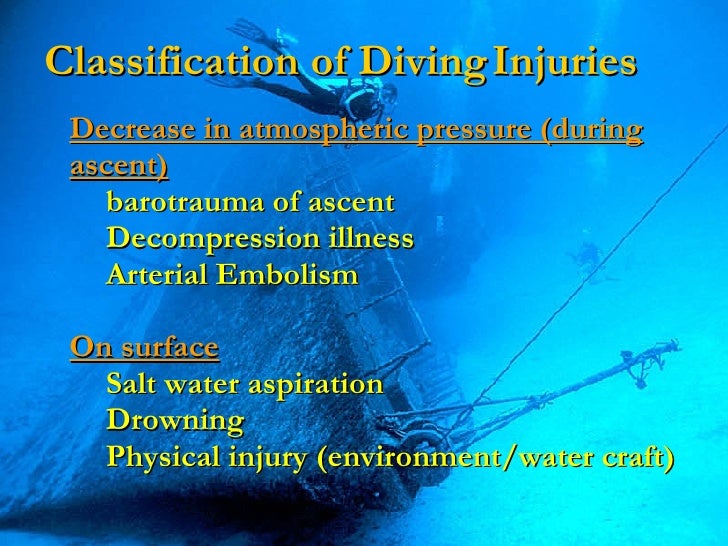 Diving accident