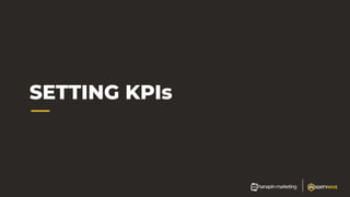 SETTING KPIs
 