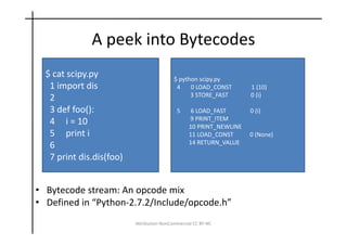Diving into byte code optimization in python | PDF