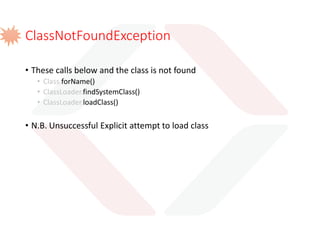 defineClass()
resolveClass()
findInParentClass()
findLoadedClass()
Put the Class in self cache
Simple class loading procedure
loadClass()
findClass()
 