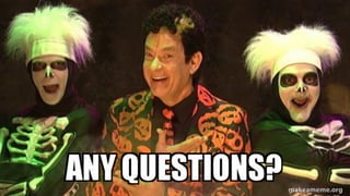 Steven Wade - @stevenwadejrhttps://joind.in/talk/41978
 