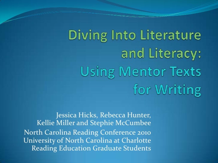 Diving Into Literature For Writing