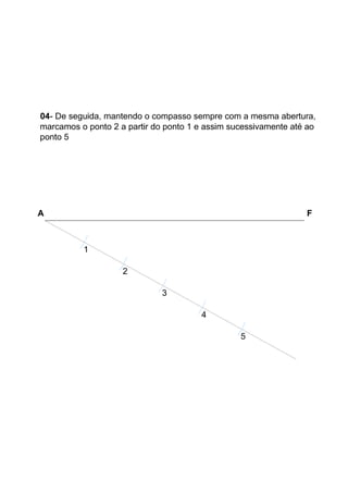 Divisao de um segmento de recta