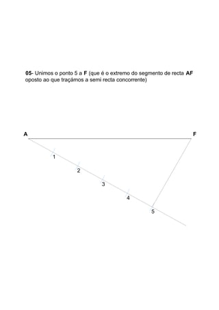 Divisao de um segmento de recta