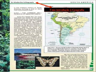 Uma introdução à Geografia
 