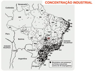 CONCENTRAÇÃO INDUSTRIAL
 