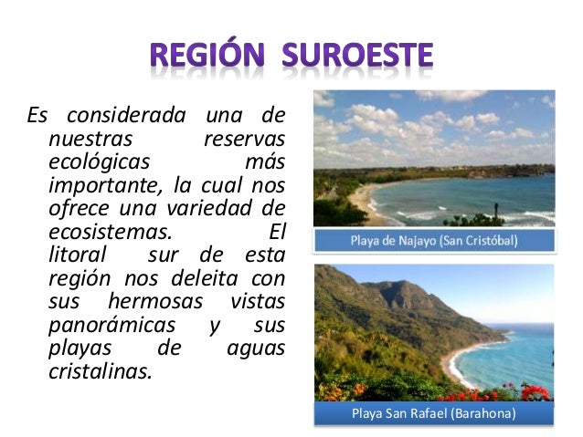 Resultado de imagen para regiÃ³n suroeste