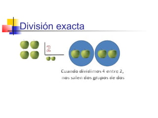 División exacta
 
