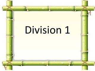 Division 1
 