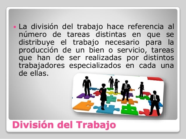 División del Trabajo