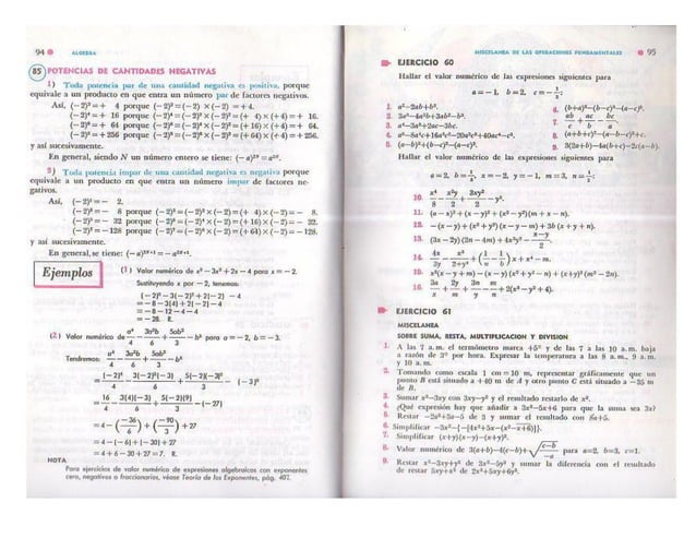 Division De Polinomios (Algebra De Baldor) | PDF