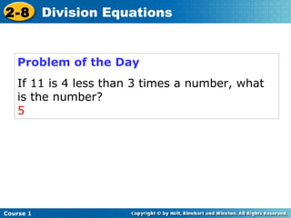 Division equations | PPT