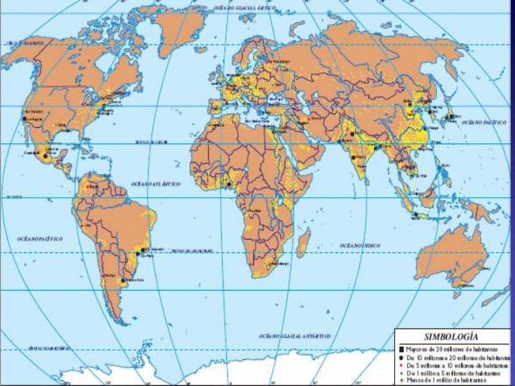 Divisiones continentales de la tierra Divisiones continentales de la tierra