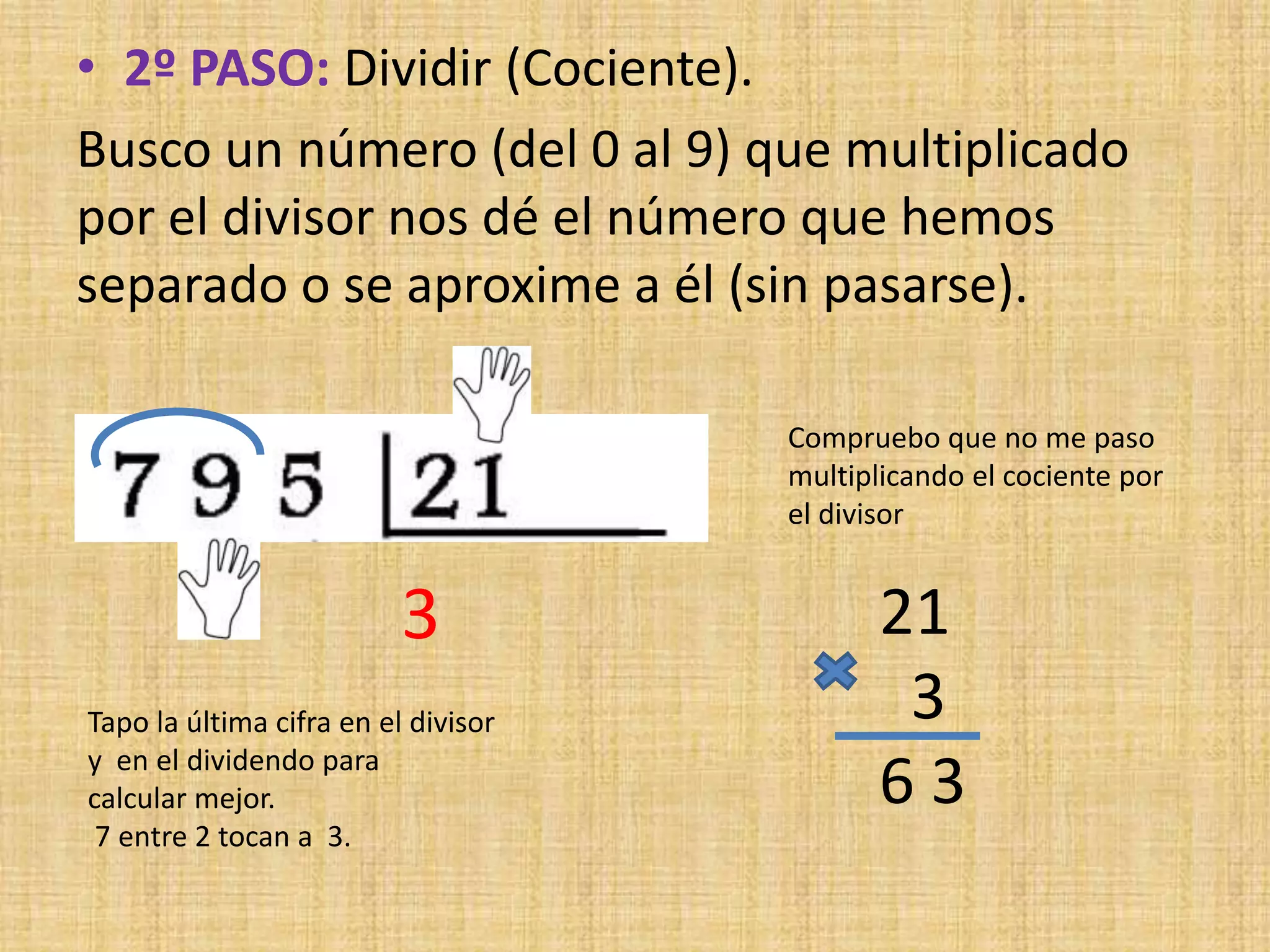 Divisiones de dos cifras en el divisor | PPTX