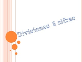 Divisiones tres cifas