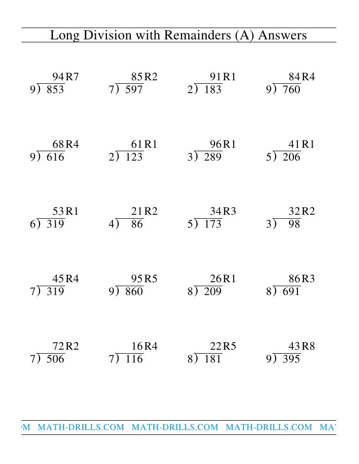division practice