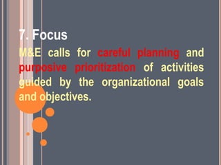 Monitoring and Evaluation Framework | PPT