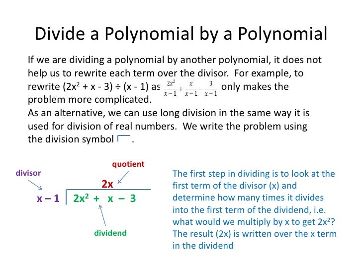 What are polynomials used for?