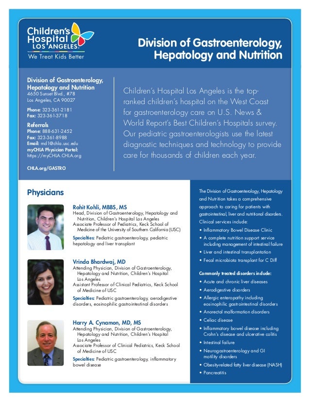 Division of Gastroenterology, Hepatology, and Nutrition, Children's H…