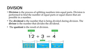 DIVISION OF WHOLE NUMBERS-fundamental operations | PPTX
