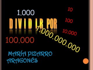 1.000


100.000
MARÍA PIZARRO ARAGONÉS
 