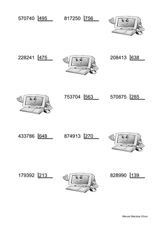 570740 495 817250 756
5 1153 14 1081
228241 475 208413 638
241 480 425 326
753704 563 570875 285
410 1338 20 2003
433786 648 874913 270
274 669 113 3240
179392 213 828990 139
46 842 133 5963
Manuel Balcázar Elvira
 