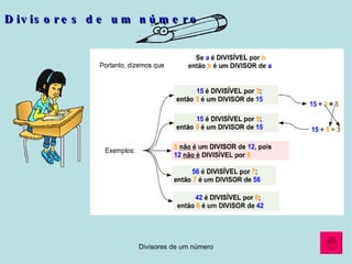 Divisores de um número 