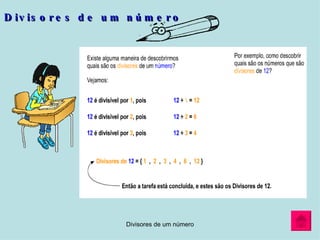 Divisores de um número 